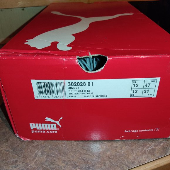 Brand new 2 PAIRS Men's Puma Ferrari shoes Size 13 - Picture 10 of 15